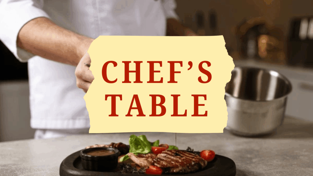 Chef's Table, Chefs Table, Chef Table, Immersive Dinner, Kitchen Dinner, Kitchen Table Experience, Kitchen Experience, Wine Dinner, Saturday Dinner, Classic Cooking, Classic Cooking Academy