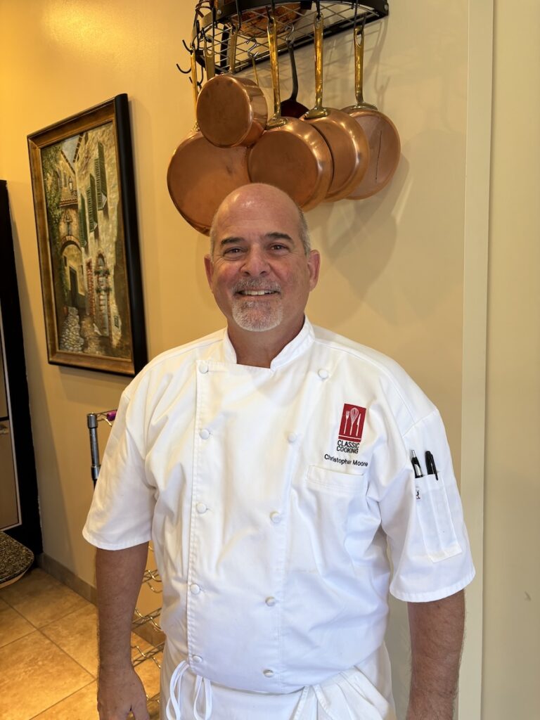 Chef Christopher Moore, Chef, Christopher Moore, Chef Christopher, Chef Moore, Staff, Staff and Instructors, Staff & Instructors, Instructors, Instructor, chefs, Classic Cooking, Classic Cooking Academy, Chef Instructor